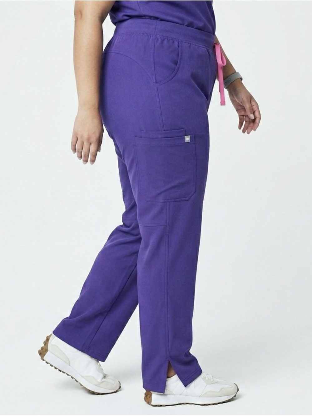 Figs Kade ⚡️ Purple Utility Scrub Pants with Side Pocket 4892